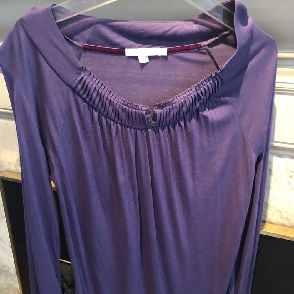 Boden purple swing shirt size 10